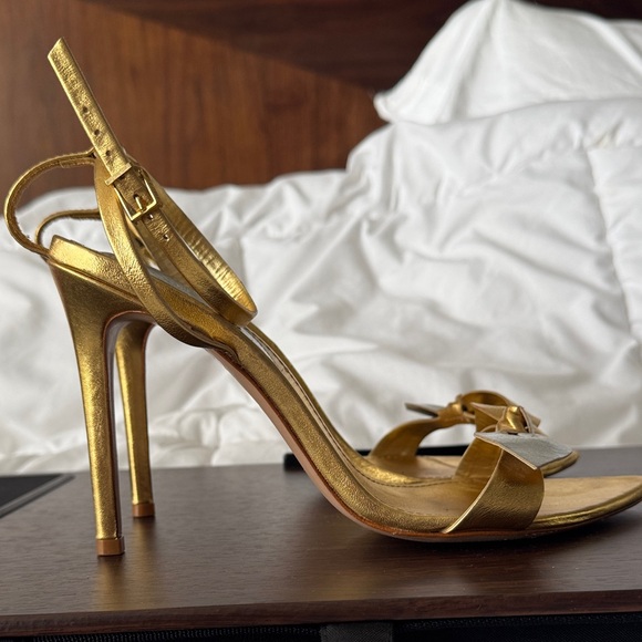 Schultz Elora - Gold Strappy Heels - Picture 5 of 6
